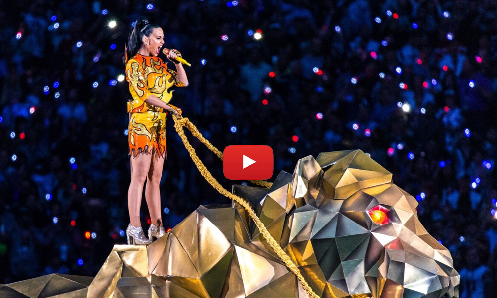 top 10 halftime show superbowl katy perry